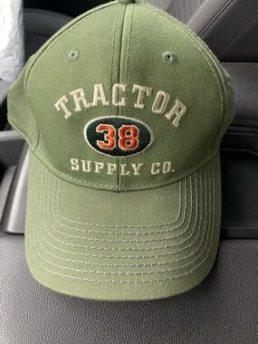 Tractor 38 Supply Co. Men's Olive Green Baseball Cap